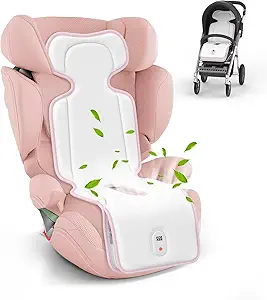 Baby Stroller Cooling Pad with Dual Blower Fans