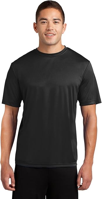 Men’s Big and Tall Athletic T-Shirt – Moisture-Wicking Short Sleeve
