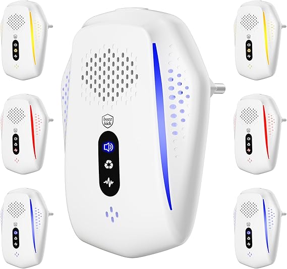 2025 Upgraded Ultrasonic Pest Repeller – 3 Mode Plug-in Rodent & Insect Repellent for Home, Kitchen, Garage (1200 Sq.Ft Coverage)