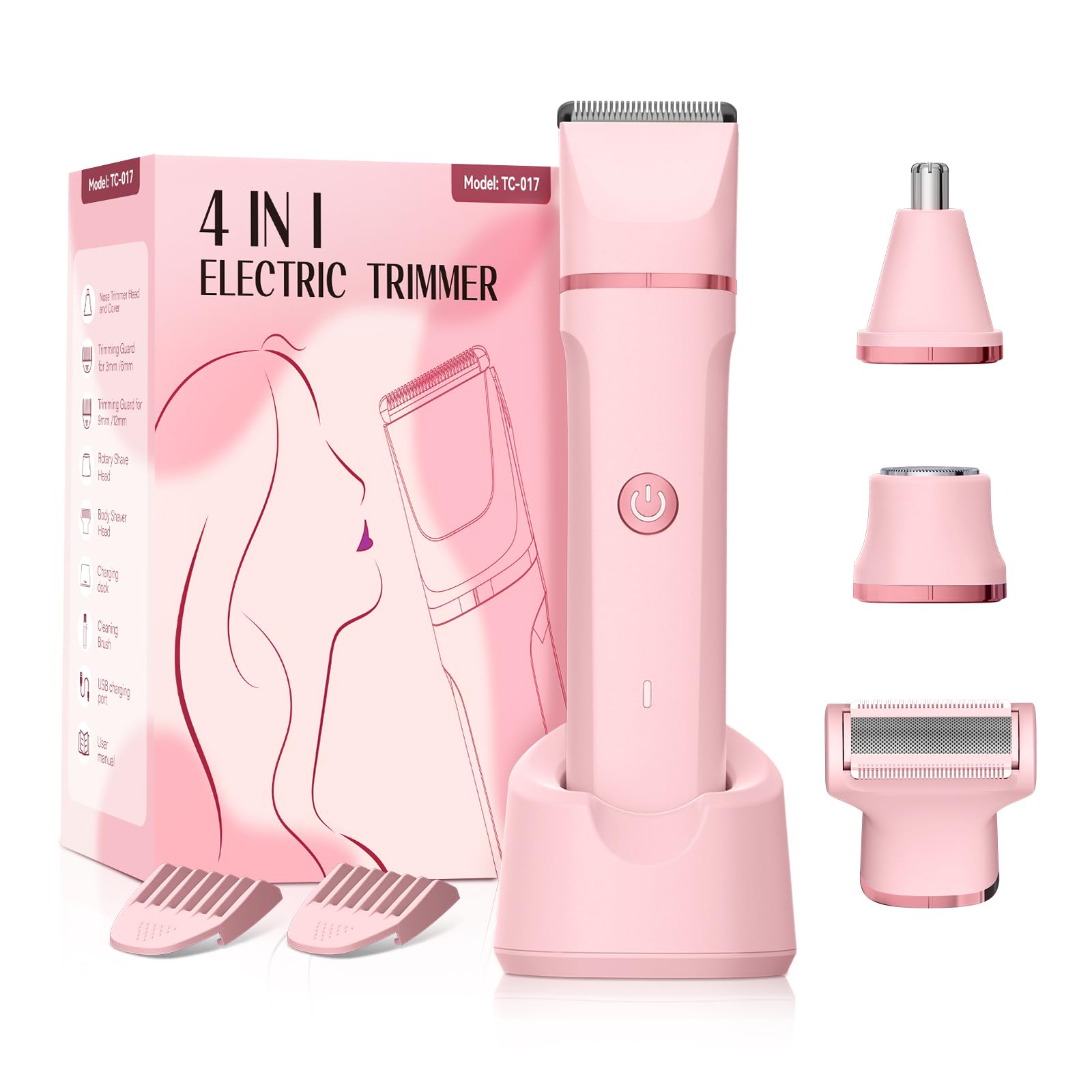 4-in-1 Bikini Trimmer for Women