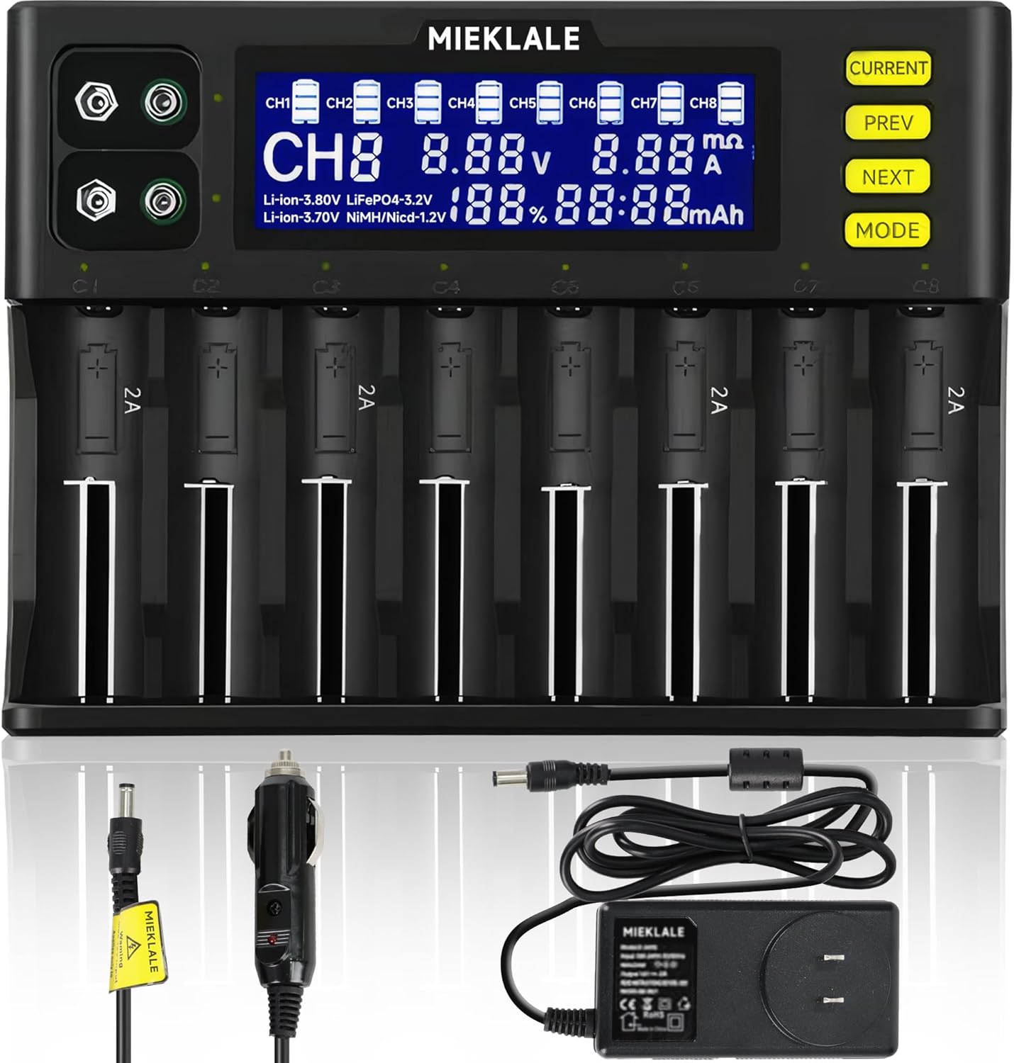 MIEKLALE Smart Universal Battery Charger