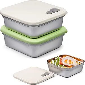 2 Pack Stainless Steel Sandwich Containers
