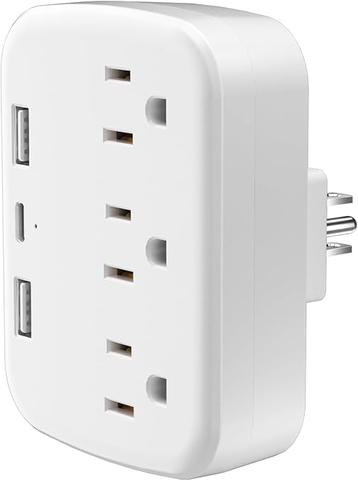 6-in-1 Wall Outlet Extender