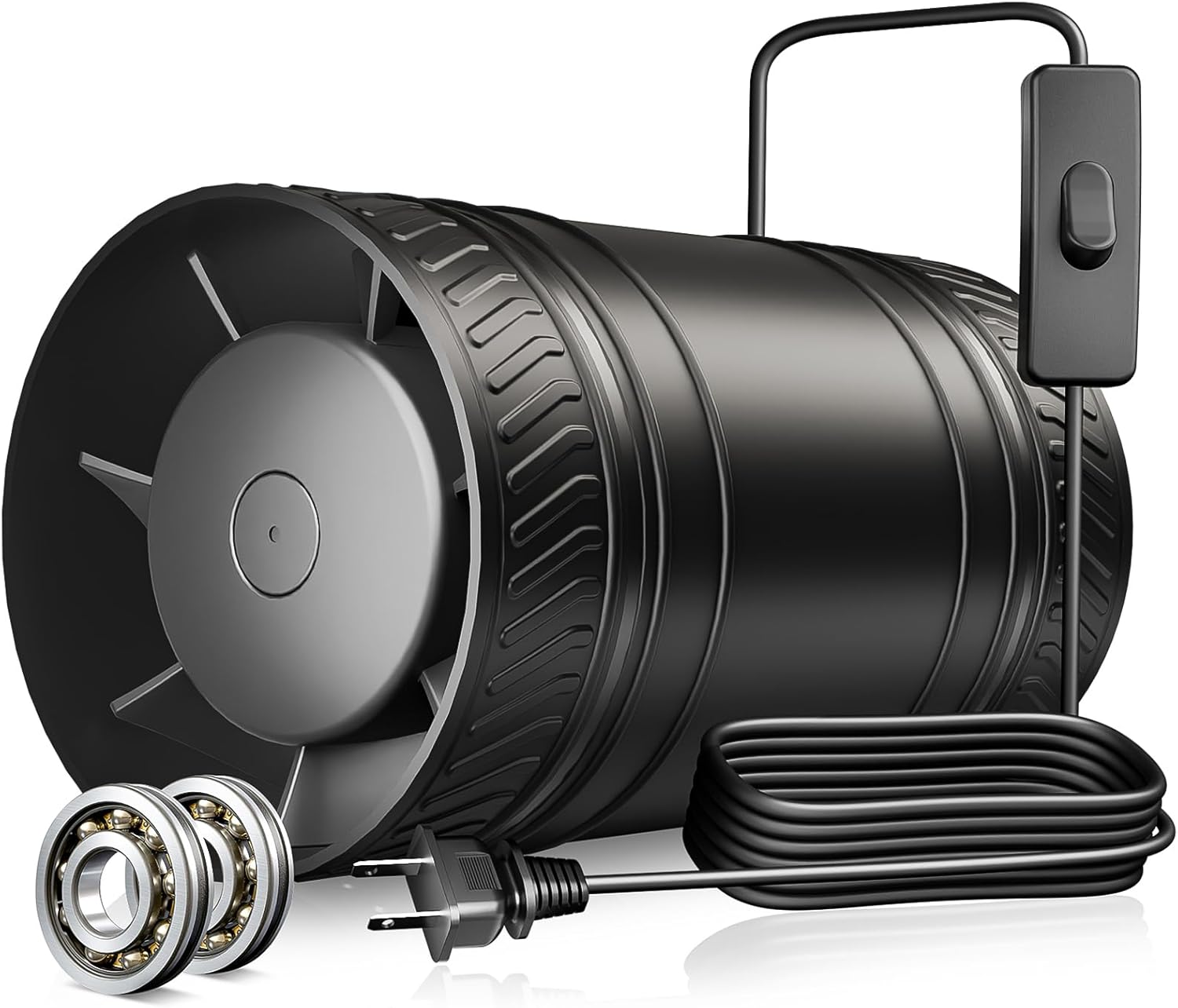 4-Inch High-Efficiency Inline Duct Fan