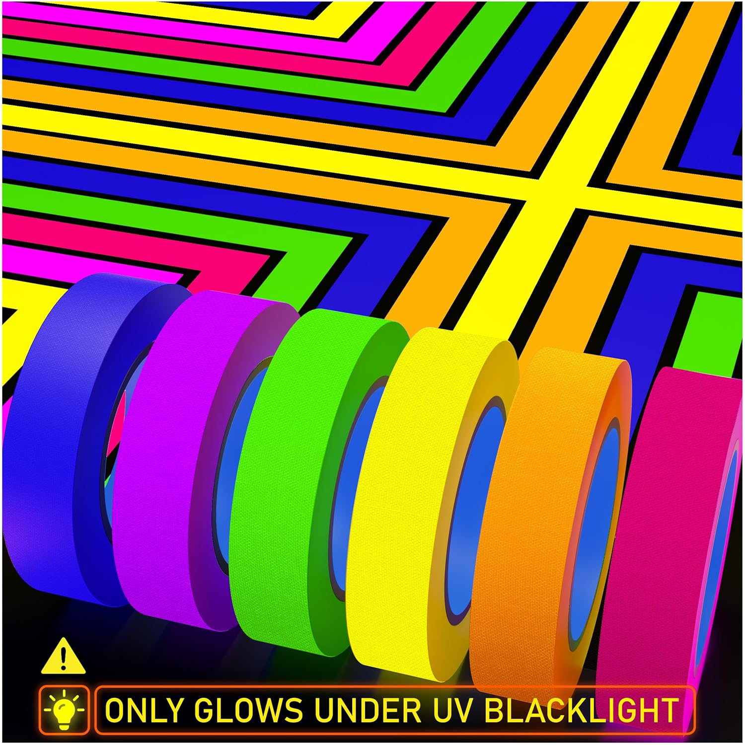 6-Pack Neon Gaffer Tape