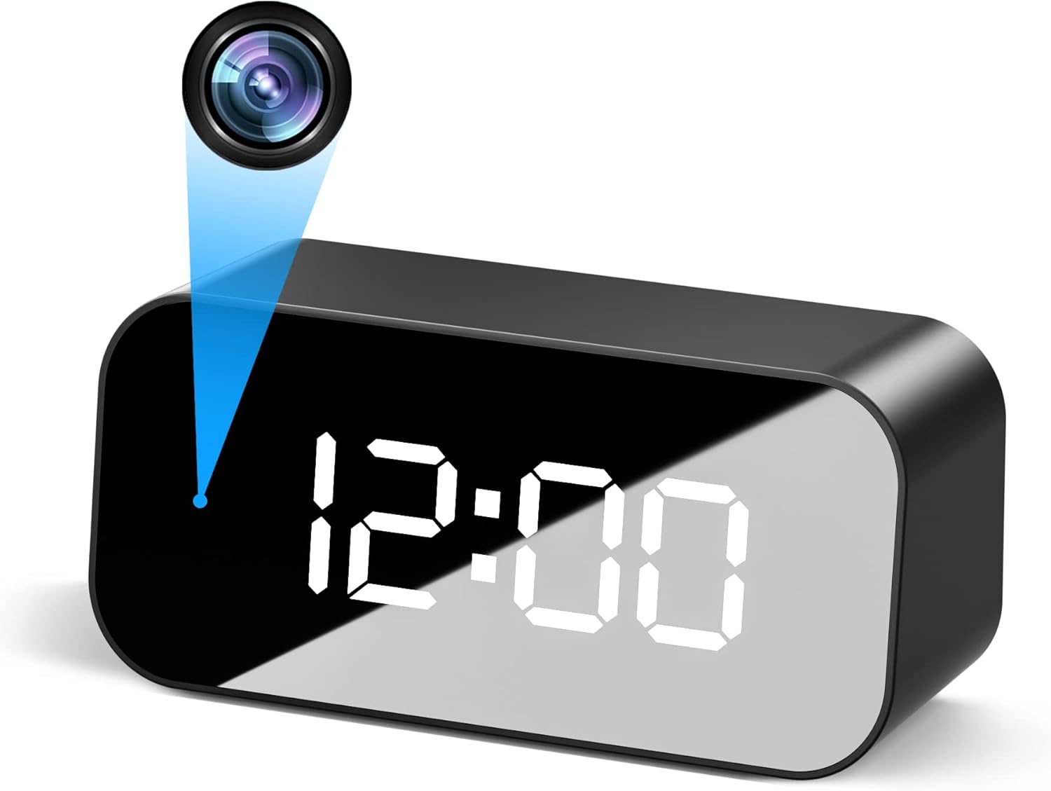 4K WiFi Hidden Camera Clock