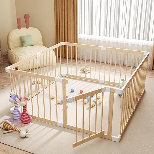 Wooden Baby Playpen