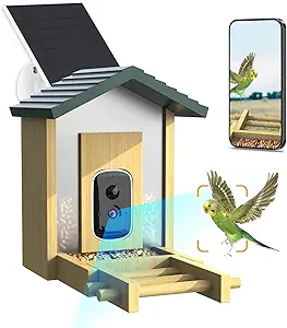 Solar-Powered Smart Bird Feeder with Camera