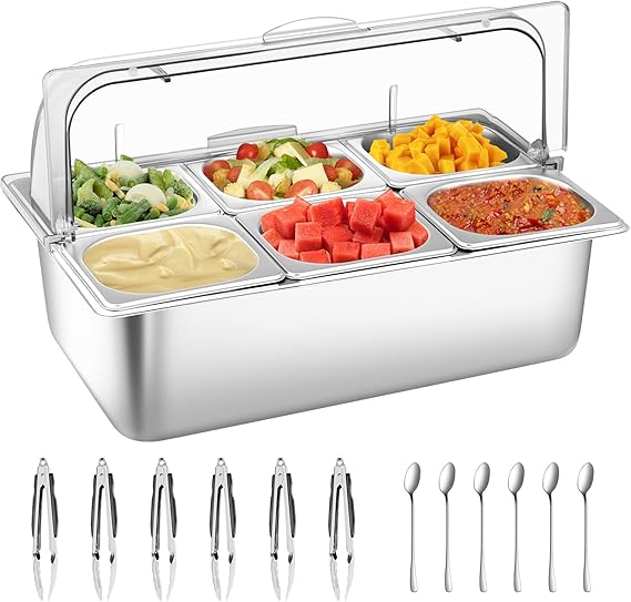 Countertop Food Serving Display (6-Pan)