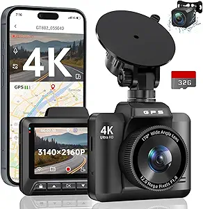 Ecomoment 4K+1080P Dual Dash Cam