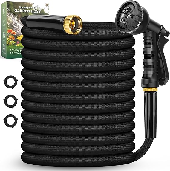 100FT Garden Hose with 8-Function Nozzle