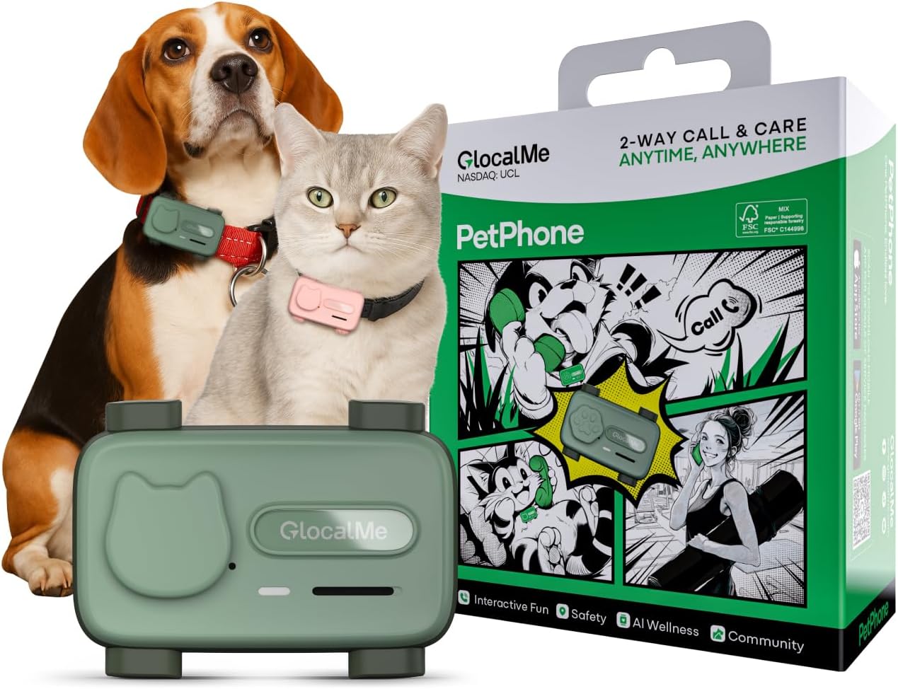 GlocalMe PetPhone GPS Tracker