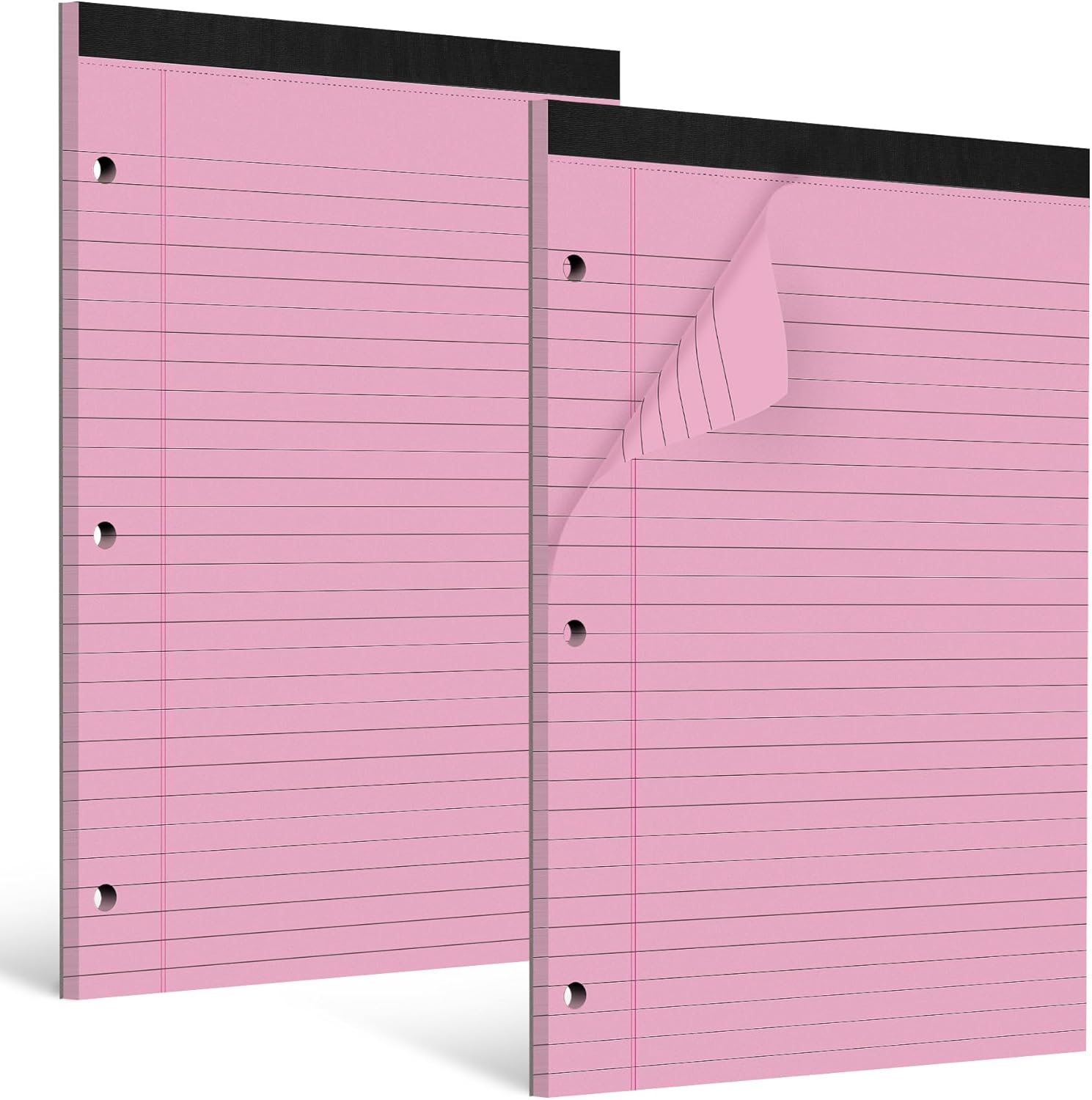 e HAUTOCO 2-pack of pink legal pads