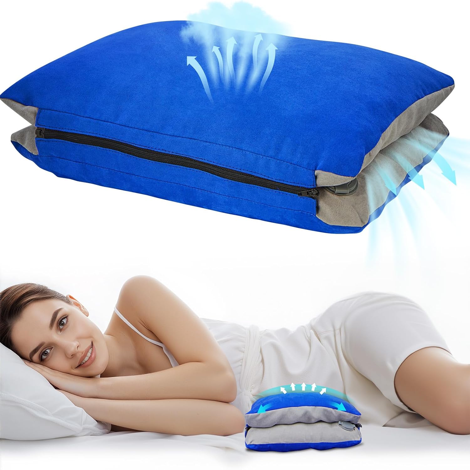 Inflatable Camping Pillow Features
