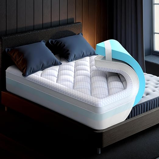 Mega Support Memory Foam Queen Mattress Topper