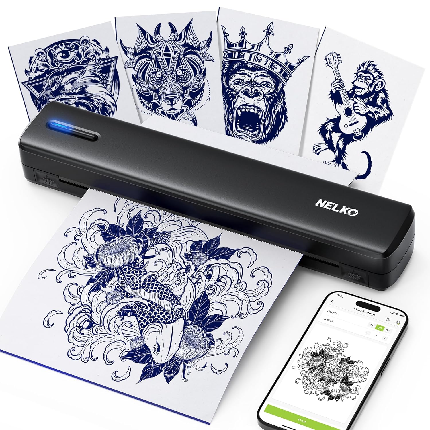 Nelko Portable Tattoo Stencil Printer