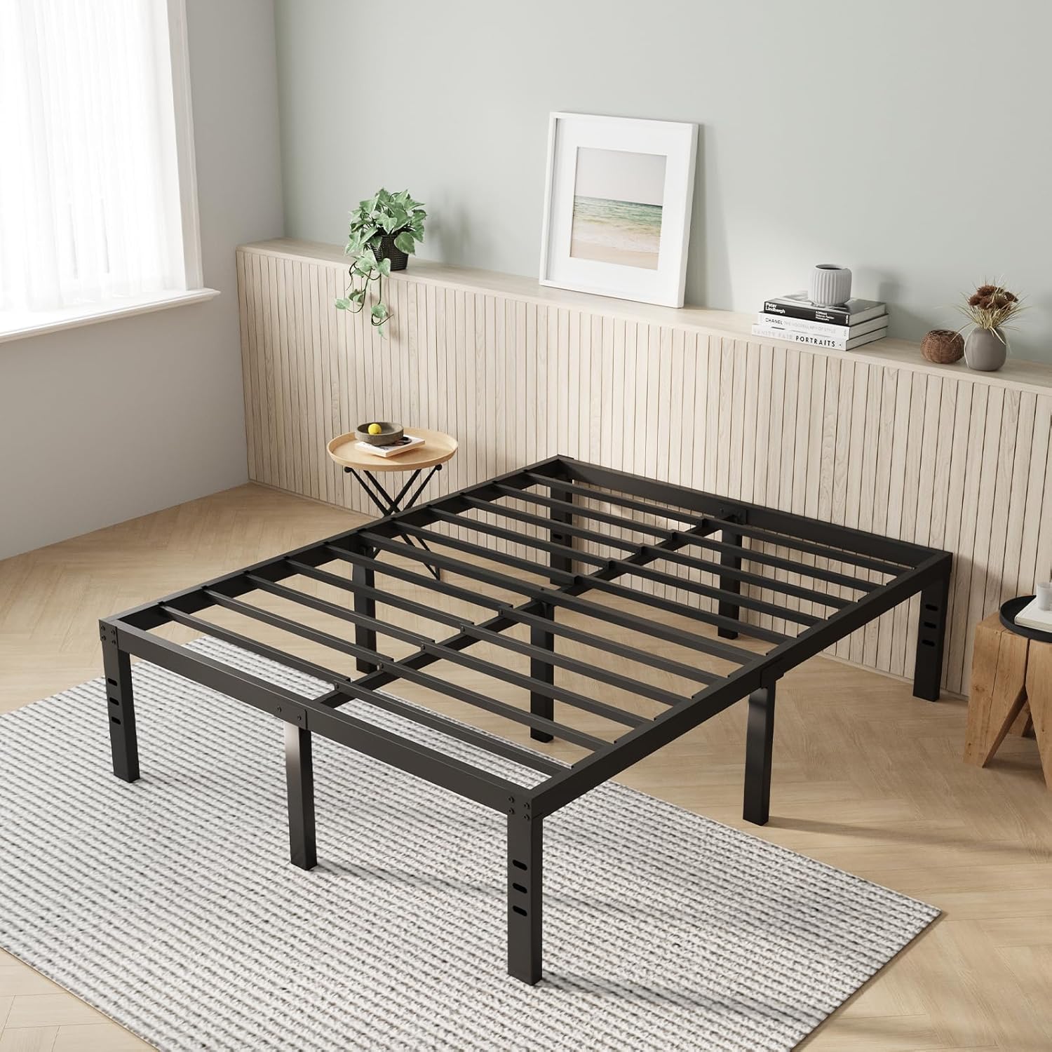 Novilla 14-Inch Queen Size Metal Bed Frame