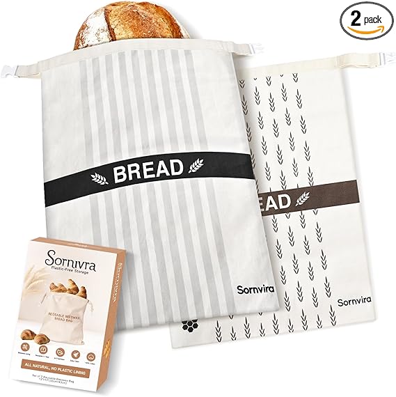 Eco-Friendly Beeswax Bread Bags