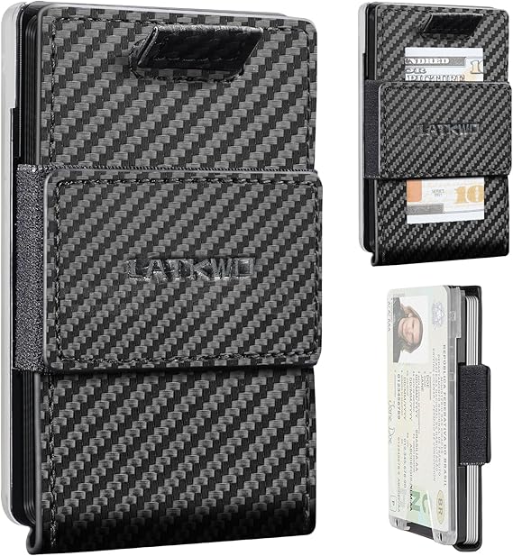 Slim Minimalist RFID-Blocking Metal Wallet