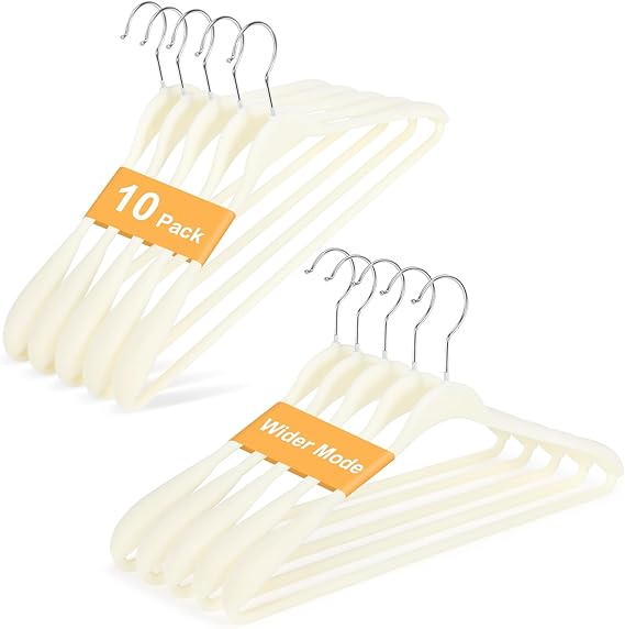 Thick Velvet Hangers (10-Pack)
