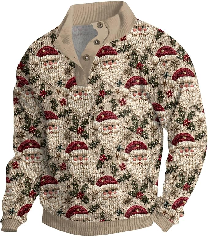 Ugly Christmas Sweater Men Christmas Day
