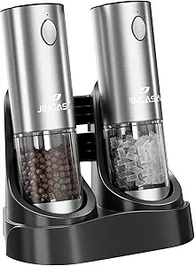 Upgraded Electric Salt and Pepper Grinder Set