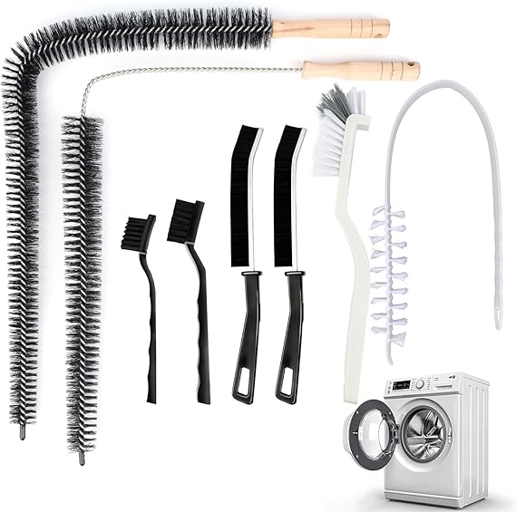 8-Piece Multi-Purpose Cleaning Brush Set