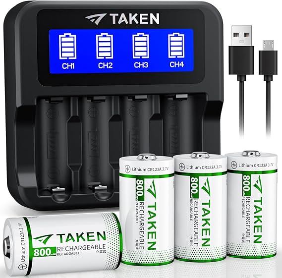 CR123A Rechargeable Batteries for Arlo Cameras