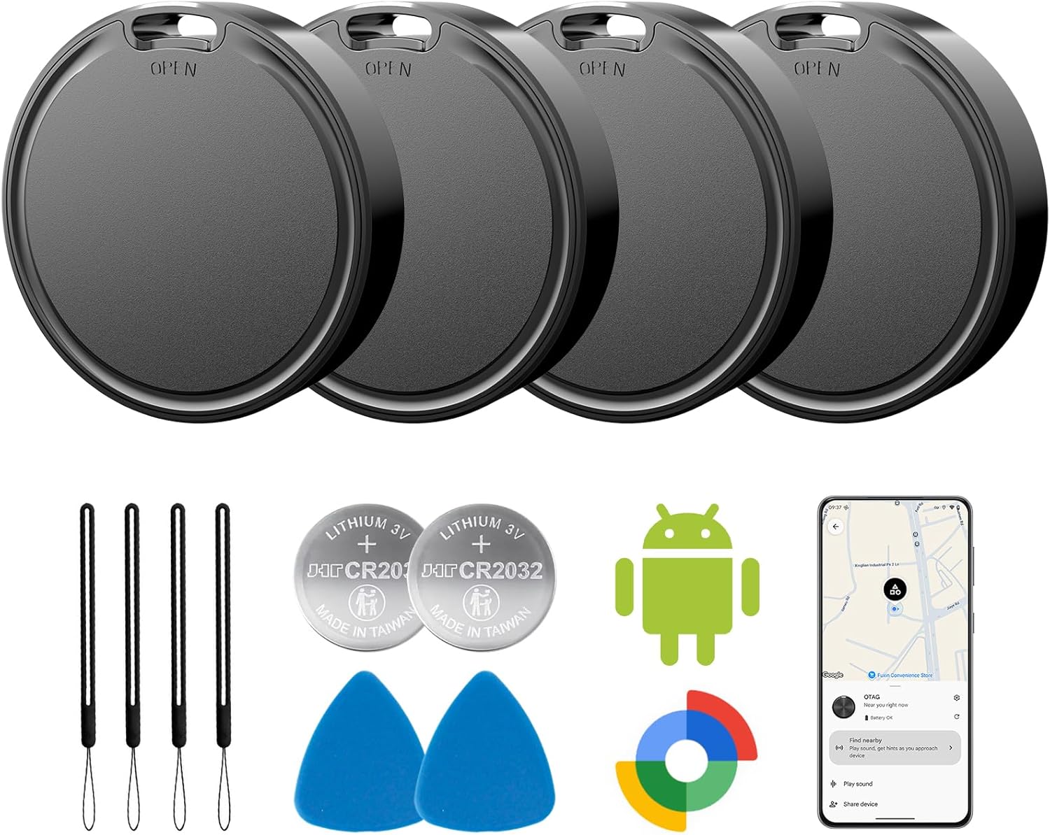 Android Tracker Tags (2-Pack)