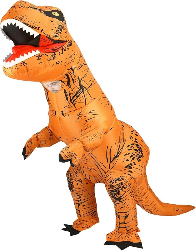 YEAHBEER Inflatable T-Rex Dinosaur Costume
