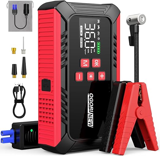 8000A Jump Starter with 150PSI Air Compressor