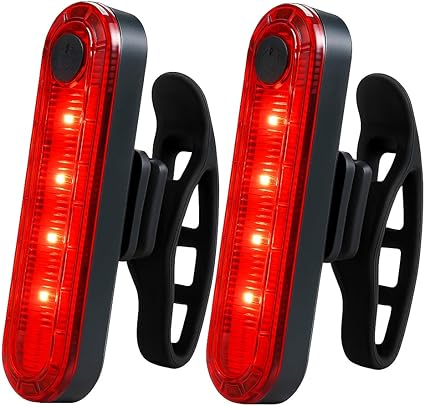 USB Rechargeable Bike Tail Light (2-Pack)