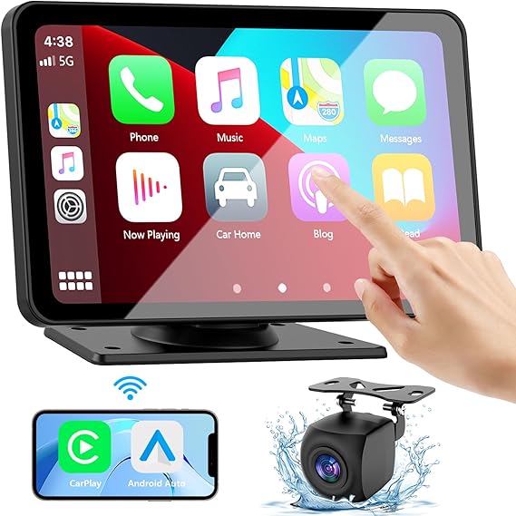 Wireless Portable Carplay and Android Auto Screen