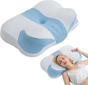 Orthopedic Memory Foam Cervical Neck Pillow