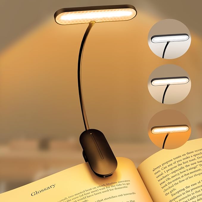Clip-On Rechargeable Book Light