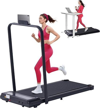 Compact Walking Pad Treadmill with Handle