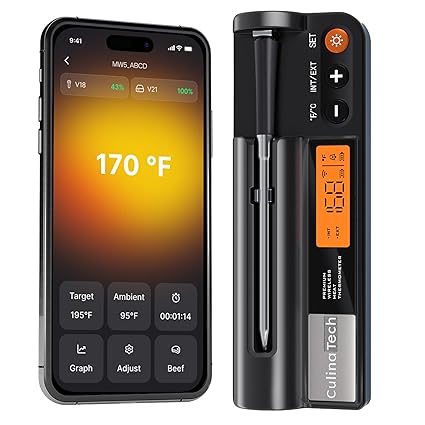 CulinaMeter One Wireless Meat Thermometer