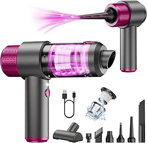 EYYA 4-in-1 Portable Mini Cordless Vacuum & Air Duster