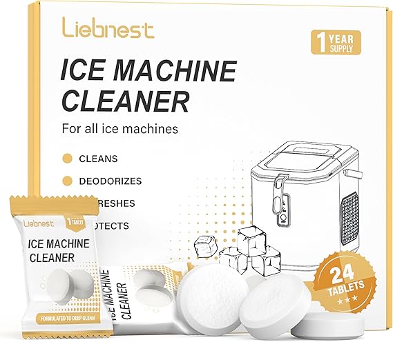 Ice Maker Cleaner Tablets (24 Pack)