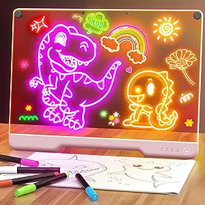 16-Inch Rechargeable Doodle Glow LED Note Board
