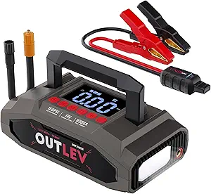 All-in-One Jump Starter with Air Compressor