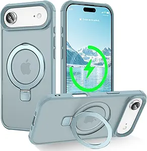 Magnetic Phone 17 Air Case with Stand