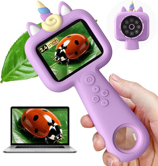 LUMISCP Mini Digital Microscope for Kids