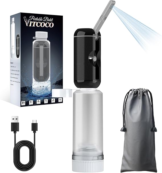 VITCOCO Rechargeable Electric Portable Bidet for Travel