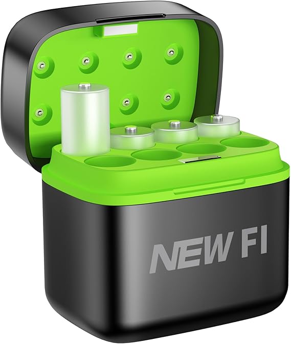 Portable 8-Bay AA/AAA Battery Charger