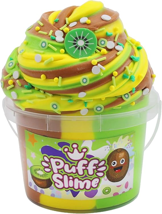 Kiwi Scented Puff Slime