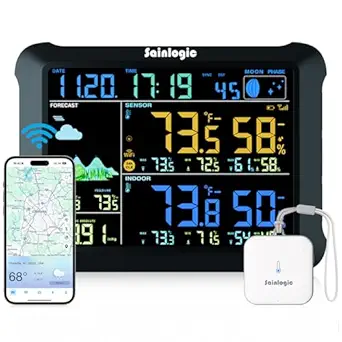 Sainlogic SA1 WiFi Smart Weather Station with AI Forecast