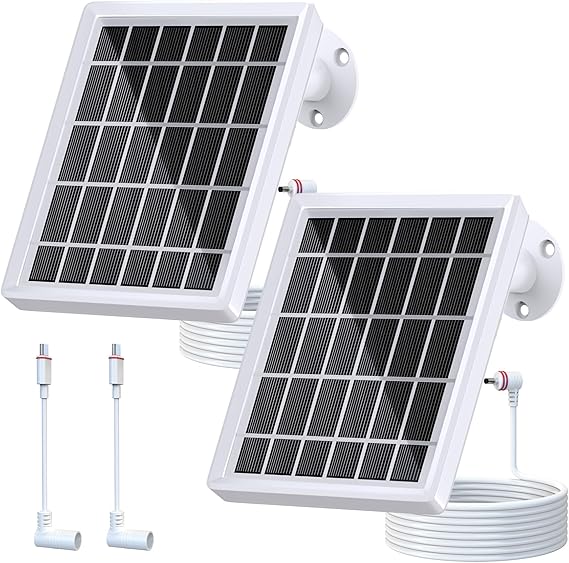 Solar Panel Charger for Ring and Arlo Cameras