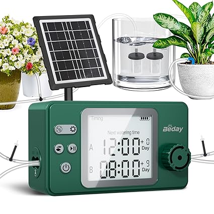 Solar Powered Dual-Pump Drip Irrigation Kit