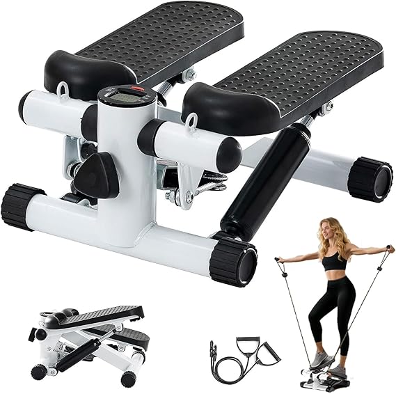 Mini Stair Stepper with Resistance Bands